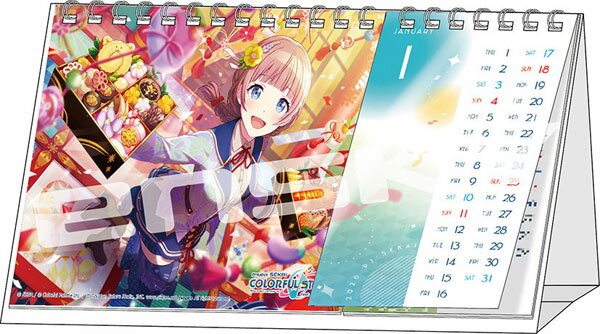 セパレート卓上 プロジェクトセカイ カラフルステージ！ feat. 初音ミク 2025年カレンダー[エンスカイ]《発売済・在庫品》