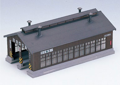 23-225 木造機関庫 (B)イージーキット[KATO]《発売済・在庫品》