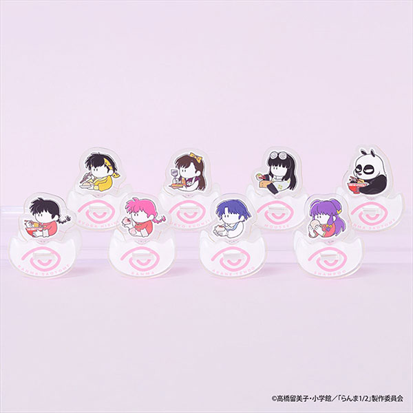 らんま1/2 いただきますTDゆらゆらアクリルスタンド 8個入りBOX[日本テレビサービス]《発売済・在庫品》