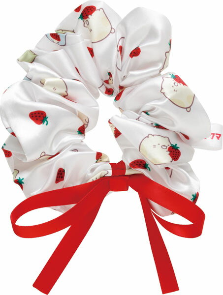 CM51301 すみっコぐらし×サクマいちごみるくキャンディ シュシュ[サンエックス]《発売済・在庫品》