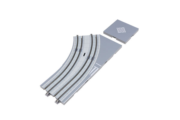 40-103 ユニトラム曲線軌道プレート交差点・左[KATO]《05月予約》