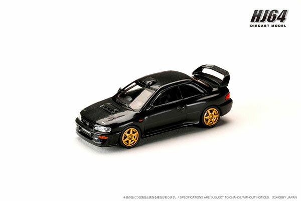 1/64 スバル インプレッサ 22B STi Version (GC8) Rally Base Car CARBON BLACK[ホビージャパン]《発売済・在庫品》