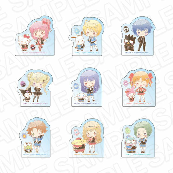 TVアニメ『しゅごキャラ！』×サンリオキャラクターズ アクリルマスコット(ブラインド) 9個入りセット[コンテンツシード]《発売済・在庫品》