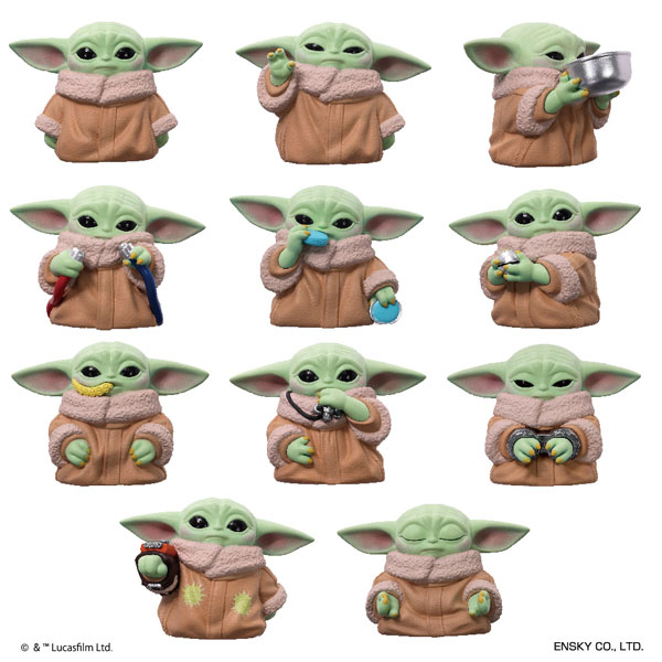 スター・ウォーズ マンダロリアン グローグー ソフビパペットマスコット 11個入りBOX[エンスカイ]《発売済・在庫品》のサムネイル