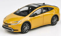 1/64 トヨタ プリウス 2023 マキシマムイエロー LHD[PARA64]《発売済・在庫品》