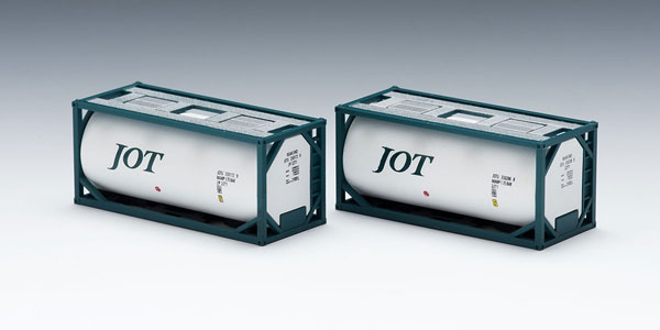 3175 私有 ISO20ftタンクコンテナ(フレームタイプ・日本石油輸送・グリーン・2個入)[TOMIX]《発売済・..