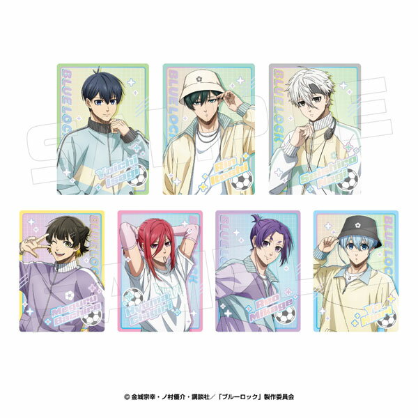 ブルーロック トレーディングキラキラカード(パステルウェア) 7個入りBOX[アヴェンジャーズ]《発売済・在庫品》