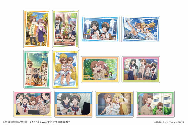 とある科学の超電磁砲T トレーディングアクリルカード 12個入りBOX[カナリア]《08月予約》