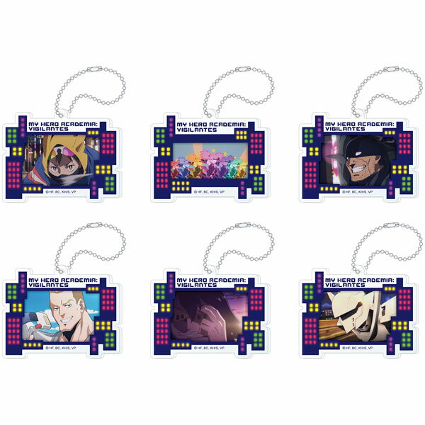 ヴィジランテ -僕のヒーローアカデミア ILLEGALS- トレーディングアクリルキーホルダー OP ver. 6個入りBOX[ムービック]《発売済・在庫品》