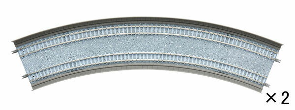 1883 複線カーブレールDC465・428-45(F)(2本セット)[TOMIX]《発売済・在庫品》