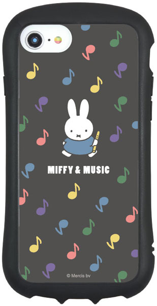 ミッフィー MIFFY＆MUSIC iPhoneSE(第3世代/第2世代)/8/7/6s/6対応 ハイブリッドクリアケース[グルマンディーズ]《在庫切れ》のサムネイル