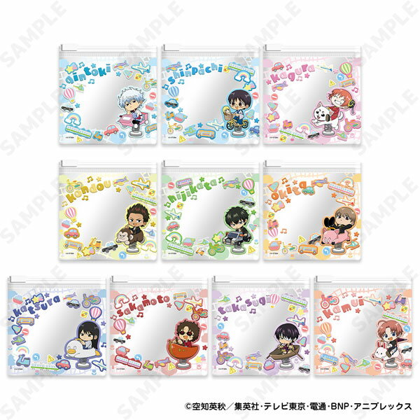 銀魂 スライダーポーチコレクション[のりもの編] 10個入りBOX[ディ・テクノ]《発売済・在庫品》