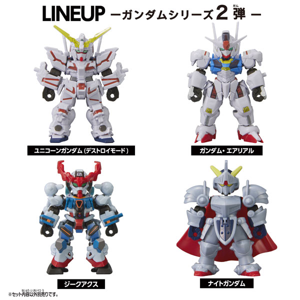ブロックロス ガンダムシリーズ 2弾 アソートBOX 8個入りBOX[バンダイ]《発売済・在庫品》