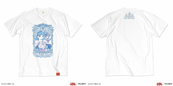 TVアニメ『魔法騎士レイアース』第2弾 デコラティブTシャツ 2(龍咲海＆クレフ) ホワイト L[AIR TWOKYO]《発売済・在庫品》