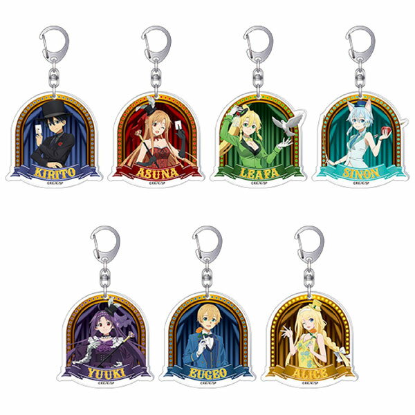 ソードアート・オンライン アクリルキーホルダーコレクション 〜MAGIC SHOWTIME〜 7個入りBOX[ムービック]《発売済・在庫品》