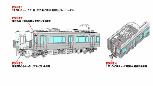 97215 JR 227系近郊電車(Red Wing・3両)増結セット(3両)[TOMIX]【送料無料】《02月予約》