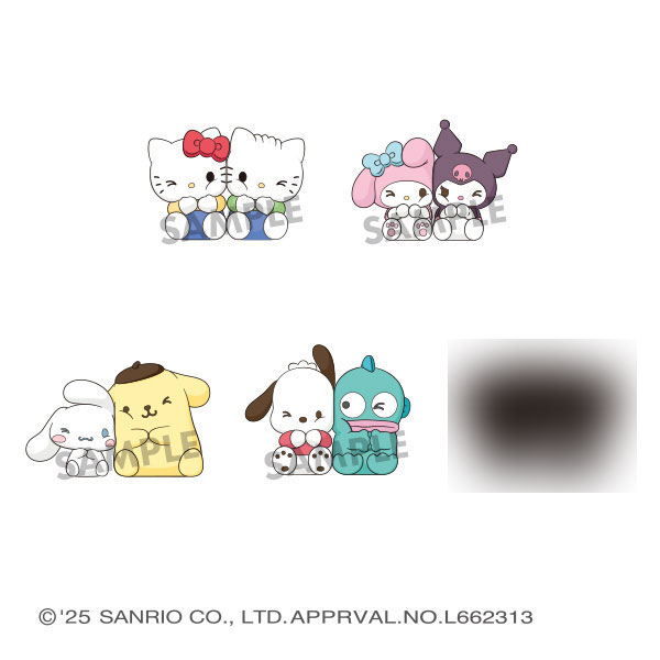 ぴたきゅーと サンリオキャラクターズ 4個入りBOX[メガハウス]《01月予約》のサムネイル