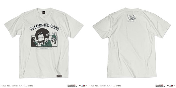TVアニメ『進撃の巨人』 シーンイラストTシャツ 5(エレンの家ぇぇがぁぁぁぁ) オートミール L[AIR TWOK..