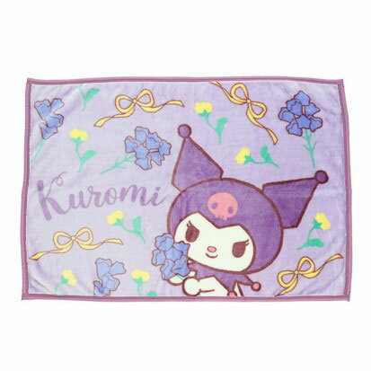 クロミ ひざ掛け「クロミとお花」[丸眞]《発売済・在庫品》