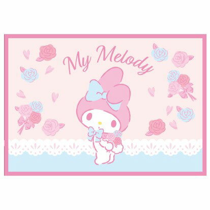 マイメロディ ひざ掛け「マイメロディローズ」[丸眞]《発売済・在庫品》