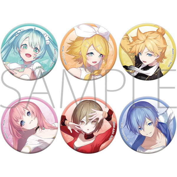 初音ミクシリーズ グリッターキャラバッジコレクション 6個入りBOX[ムービック]《12月予約》
