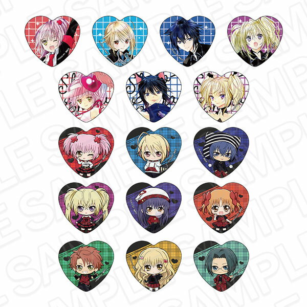 しゅごキャラ！ ハート型ホログラムカンバッジ(ブラインド) 16個入りセット[コンテンツシード]《01月予..