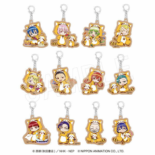 魔入りました！ 入間くん×ラスカル 木製キーホルダー ラスカルコラボver. 12個入りセット[中外鉱業]《03月予約》