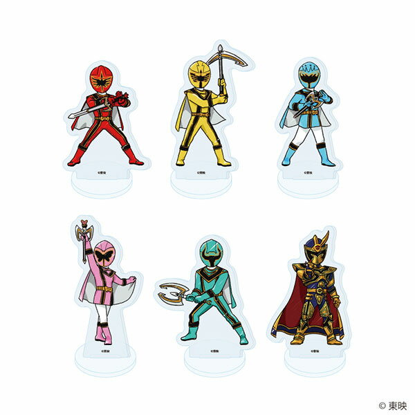 アクリルぷちスタンド「魔法戦隊マジレンジャー」01/グラフアートイラスト 6個入りBOX[A3]《01月予約》