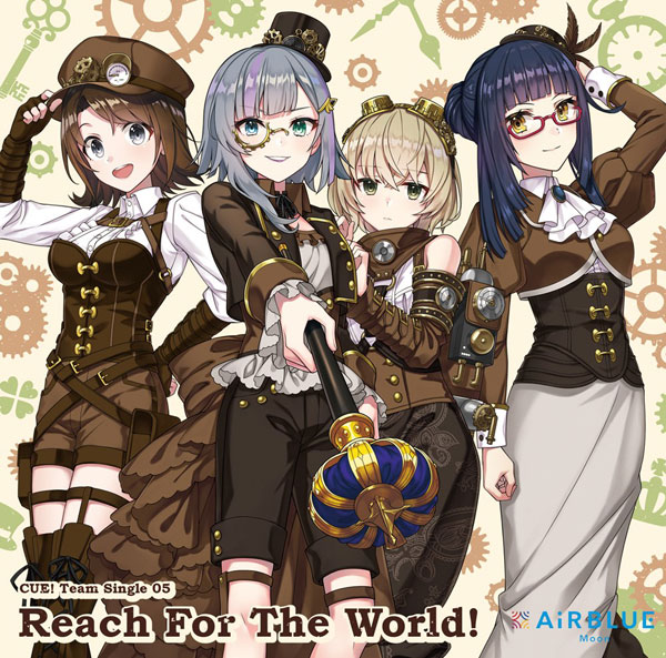 【あみあみ限定特典】CD AiRBLUE Moon / CUE！ Team Single 05「Reach For The World！」[ポニーキャニオン]《在庫切れ》