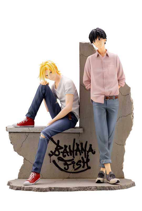 ARTFX J BANANA FISH アッシュ ＆ 英二 1/8 完成品フィギュア（再販） コトブキヤ 【送料無料】《発売済 在庫品》