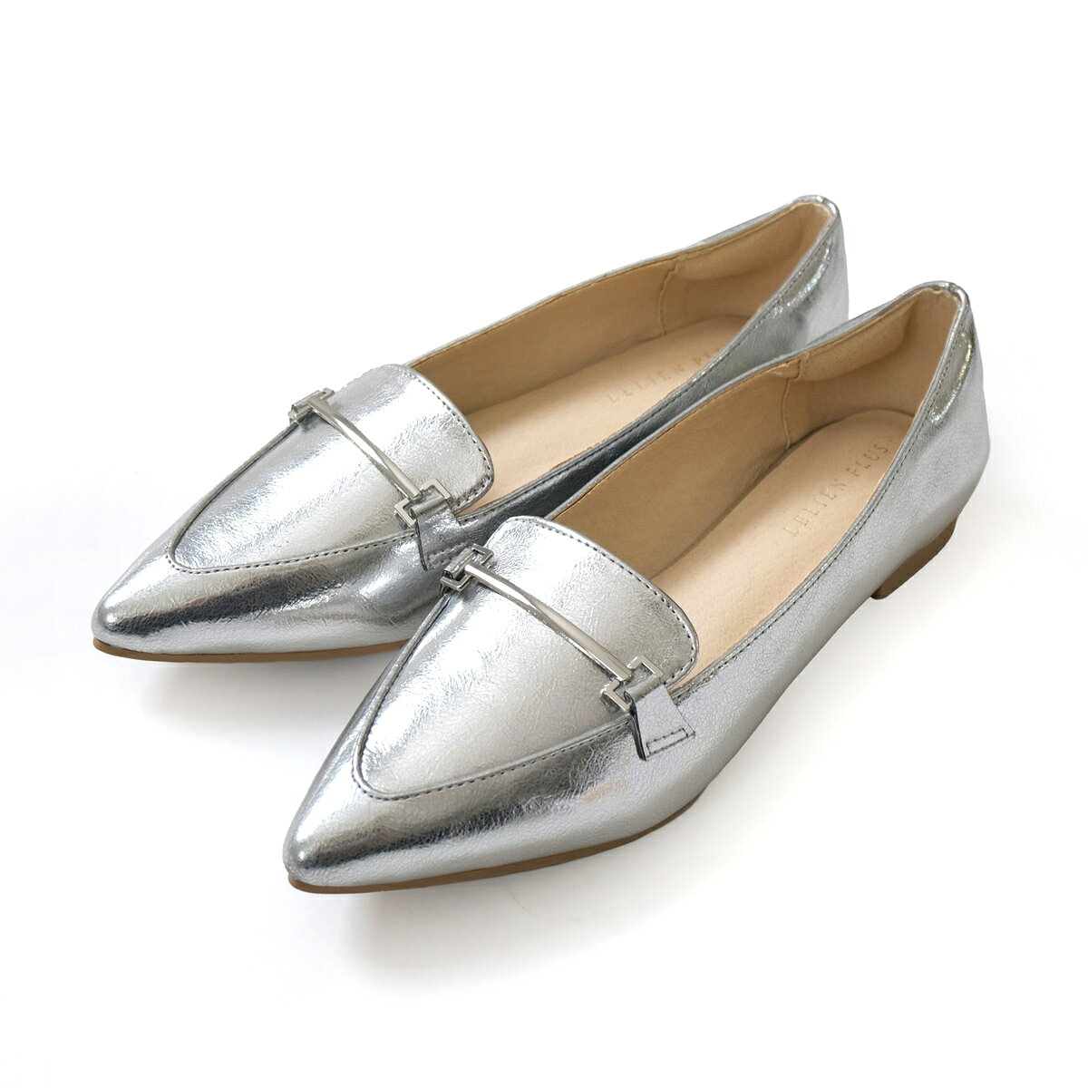 希少】【定価5万円】both parisシルバー ビットローファー 39サイズ