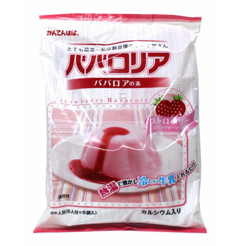 伊那食品　ババロリア(ストロベリー)　500g