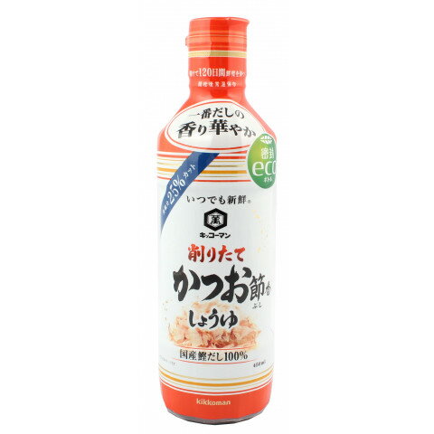 23位! 口コミ数「1件」評価「5」キッコーマン　削りたて鰹節香るしょうゆ　450ml