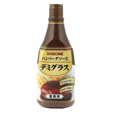 【常温】 じっくり炒めたルーと、濃厚な牛肉の旨みが融合した、コクのあるデミグラス風味のハンバーグソースです。テリ・つやがあり、程良い粘度がありますので、トッピングソースとしてご利用いただけます。ハンディで使いやすい容器設計です。 ※在庫以上の数量をご希望の場合は、お手数ですがご注文前に弊社までお電話にてご連絡頂きたくお願い申し上げます。 名称カゴメ　ハンバーグソース(デミグラス)　500g商品番号x43071168004製造者カゴメ 愛知県名古屋市中区錦三丁目14番15号販売単位本保存方法常温賞味期限パッケージに記載規格（内容量）500g最終加工地日本(主原産地は異なる場合がございます。)ケース入数20本原材料野菜・果実(トマト(輸入)、たまねぎ、りんご)、ぶどう糖果糖液糖、醸造酢、砂糖、食塩、ビーフ香味調味料、ラード、牛肉、アミノ酸液、赤ワイン、デキストリン、ぶどう糖、しょうゆ、ビーフエキス、魚介エキス、香辛料、酵母エキス／増粘剤(加工デンプン、キサンタン)、調味料(アミノ酸)、カラメル色素、(一部に小麦・牛肉・大豆・鶏肉・豚肉・りんご・ゼラチンを含む)アレルギー小麦・牛肉・大豆・鶏肉・豚肉・りんご・ゼラチン添加物表示増粘剤(加工デンプン、キサンタン)、調味料(アミノ酸)、カラメル色素※ご注意【免責】アミカネットショップでは、最新の商品情報をサイト上に表示するよう努めておりますが、メーカーの都合等により、商品規格・仕様（容量、パッケージ、原材料、原産国等）が変更される場合がございます。このため、実際にお届けする商品とサイト上の表記が異なる場合がございますので、ご使用前には必ずお届けした商品の商品ラベルや注意書きをご確認ください。さらに詳細な商品情報が必要な場合は、メーカー等にお問い合わせください。画像はイメージとなります。実際にお届けする商品とパッケージ等が異なる場合がございますので、予めご了承ください。