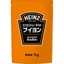 【常温】 国産鶏をじっくり煮込んで旨味を抽出したチキンブイヨンに、ポークブイヨン、ビーフエキスと野菜ブイヨンを配合。ハインツオリジナルのブレンドです。 ※在庫以上の数量をご希望の場合は、お手数ですがご注文前に弊社までお電話にてご連絡頂きたくお願い申し上げます。 名称ハインツ　コンセントレーテッドブイヨン　1000g商品番号x43271335006製造者ハインツ 東京都台東区浅草橋5-20-8 CSタワ-11階販売単位袋保存方法常温賞味期限パッケージに記載規格（内容量）1000g最終加工地日本(主原産地は異なる場合がございます。)ケース入数10袋調理方法そのまま：とろりとした濃度を活用。温野菜にも冷菜にも。 2-8倍に薄めて：旨味の強さを活かし、多様な料理のベースに。 8-15倍に薄めて：スタンダード使いに。原材料チキンブイヨン(国内製造)、ゼラチン、砂糖、たん白加水分解物、デキストリン、ポークブイヨン、食塩、トマトエキス、チキンオイル、ビーフエキス、セロリブイヨン、野菜ブイヨンパウダー、オニオンエキス、チキンエキス、香辛料／調味料(アミノ酸等)、着色料(カラメル)、(一部に牛肉・大豆・鶏肉・豚肉・ゼラチンを含む)アレルギー牛肉、大豆、鶏肉、豚肉、ゼラチン添加物表示調味料(アミノ酸等)、着色料(カラメル)※ご注意【免責】アミカネットショップでは、最新の商品情報をサイト上に表示するよう努めておりますが、メーカーの都合等により、商品規格・仕様（容量、パッケージ、原材料、原産国等）が変更される場合がございます。このため、実際にお届けする商品とサイト上の表記が異なる場合がございますので、ご使用前には必ずお届けした商品の商品ラベルや注意書きをご確認ください。さらに詳細な商品情報が必要な場合は、メーカー等にお問い合わせください。画像はイメージとなります。実際にお届けする商品とパッケージ等が異なる場合がございますので、予めご了承ください。