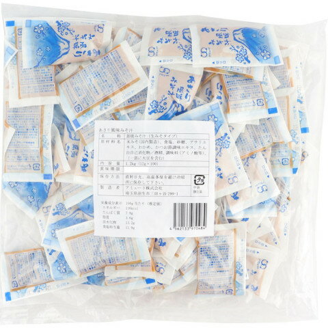 アミュード　あさり風味みそ汁　12g×100