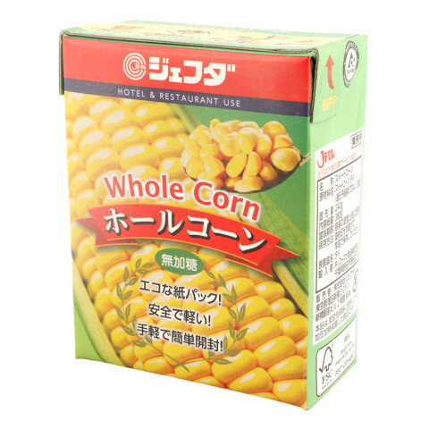 ジェフダ　ホールコーン　380g