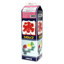 【夏商材 8月31日まで】スミダ飲料 かき氷 もも 1800ml