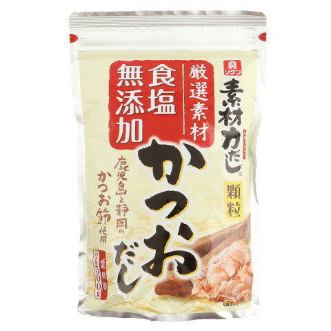 理研 素材力 かつおだし 500g●