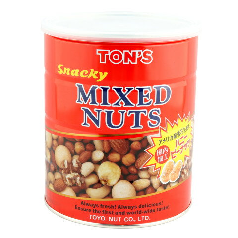 東洋ナッツ スナッキーミックスナッツ缶 650g