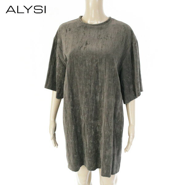 Rakuten - 85%OFF 新品 アリジ ALYSI トップス 42 ECS1305 Lサイズ ブラウン レディース プルオーバートップス 五分袖 コットン イタリア製