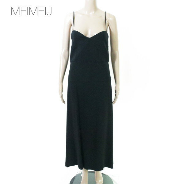 Rakuten - 80%OFF 新品 メイメイジェイ MEIMEI J ワンピース 40 EOP1816 Mサイズ ブラック レディース ロングワンピース ノースリーブ イタリア製