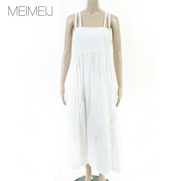 Rakuten - 85%OFF 訳あり 新品 メイメイジェイ MEIMEI J ワンピース 40 EOP1823 Mサイズ ホワイト レディース ロングワンピース コットン イタリア製