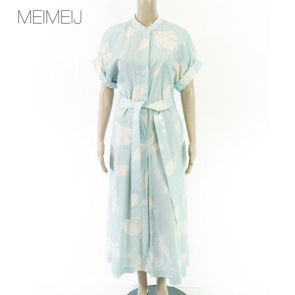 Rakuten - 80%OFF 新品 メイメイジェイ MEIMEI J オールインワン 40 EOP1868 M Lサイズ ライトブルー レディース 半袖オールインワン コットン イタリア製