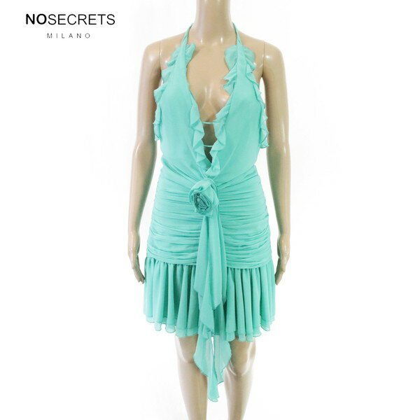Rakuten - 80%OFF 新品 ノーシークレッツ NO SECRETS ワンピース 42 EOP1877 Mサイズ グリーン レディース ワンピースドレス ホルターネック