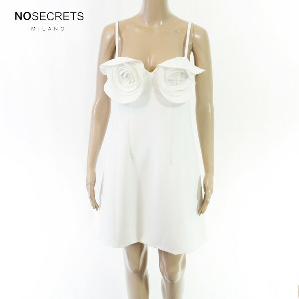 Rakuten - 80%OFF 新品 ノーシークレッツ NO SECRETS ワンピース 42 EOP1880 Mサイズ ホワイト レディース キャミソールワンピース フラワーモチーフ
