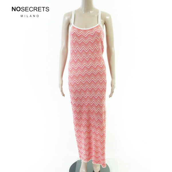Rakuten - 80%OFF 新品 ノーシークレッツ NO SECRETS ワンピース 42 EOP1929 Mサイズ レッド レディース ノースリーブワンピース ニットワンピース ロング丈