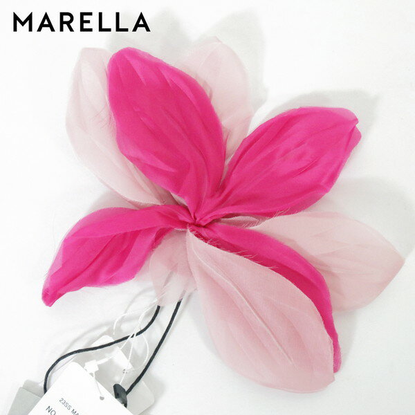 80%OFF 新品 マレーラ MARELLA コサージュEOT1066 ピンク レディース フラワーコサージュ 花コサージュ シルク イタリア製
