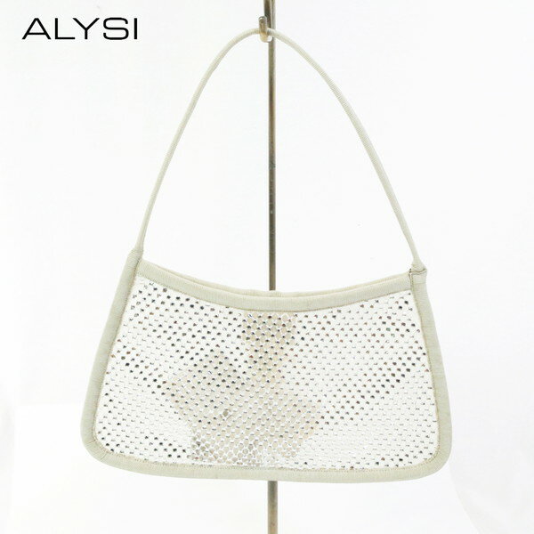 Rakuten - 80%OFF 新品 アリジ ALYSI バッグ EOT1146 ベージュ レディース ショルダーバッグ ラインストーン付きバッグ シアーバッグ イタリア製
