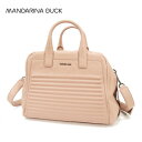 【スーパーSALE対象、通常価格より20%～MAX50%！】60%OFF 訳あり 新品 マンダリナダック MANDARINA DUCK バッグ EOT717 ピンク レディース ハンドバッグ ショルダーバッグ レザー